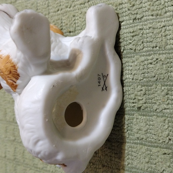 Vintage, Homco 1980, cocker spaniel miniature porcelain bisque figure. - Picture 5 of 5